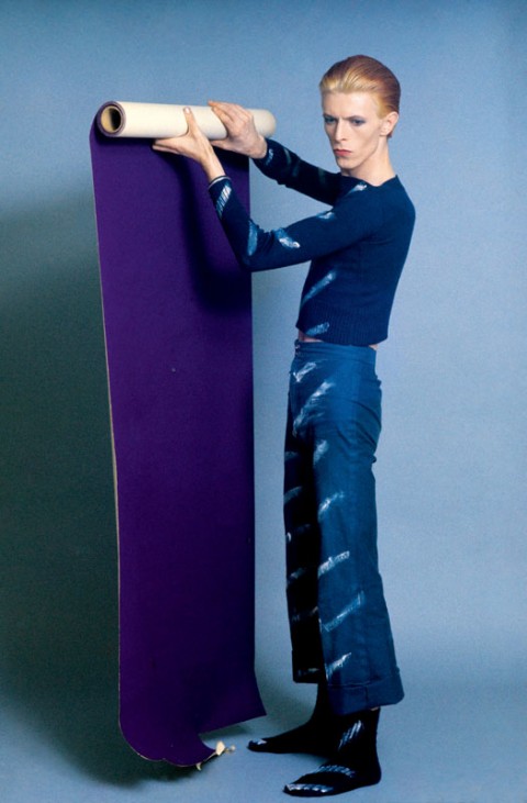 david bowie purple rug