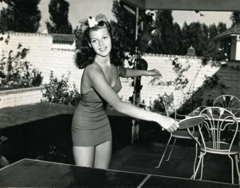 rita hayworth ping pong