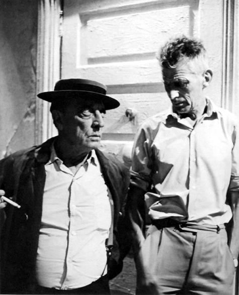 samuel beckett and buster keaton on set of film