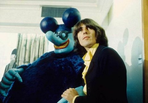 george harrison and a blue meanie