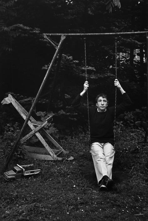 john-updike-on-a-swing