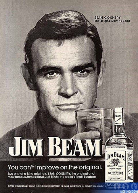 sean connery for jim beam