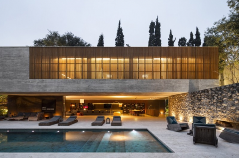 ipes-house-sao paulo- brazil-modern-architecture-pool-dusk