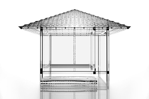 tokujin yoshioka glass teahouse 2