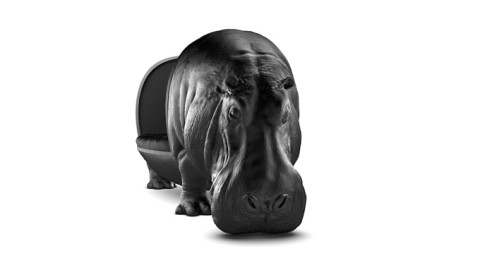 maximo-riera-hippopotamus-black-leather-designer-chair
